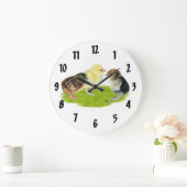Baby Chick Trio Large Clock Grote Klok (Huis)