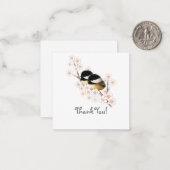 Baby Chickadees Merci Cartes de notes (Devant/Arrière en situation)