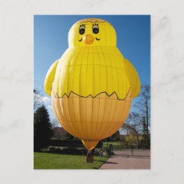 Baby Chicken Balloon Briefkaart