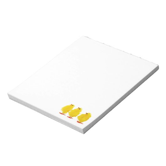 Baby chicks de Pâques Bloc-notes (Tourné)