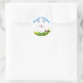 Baby Chicks Easter Basket Photo Frame Ronde Sticker (Tas)