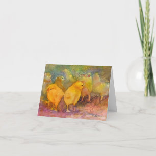 Baby Chicks notecard Kaart