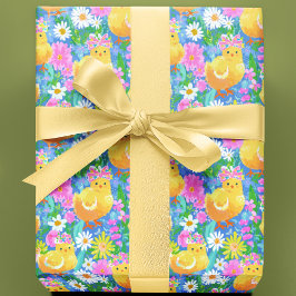 Baby Chicks Pattern | Easter Wrapping Paper Cadeaupapier