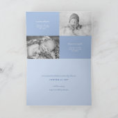 Baby Chicks Twin Boys Photo Faire-part de naissanc (Intérieur)