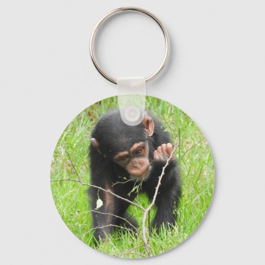 Baby Chimp Key Ring Sleutelhanger (Voorkant)