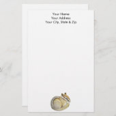 Baby Chipmunk Briefpapier (Voorkant / Achterkant)