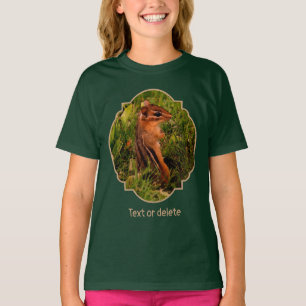 Baby Chipmunk Wilde Dier Kunst T-shirt