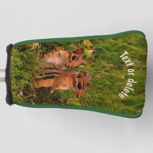 Baby Chipmunks Animal Art, gepersonaliseerd Golfheadcover