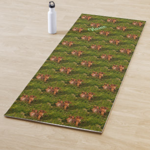 Baby Chipmunks Animal Natuur Art Yogamat