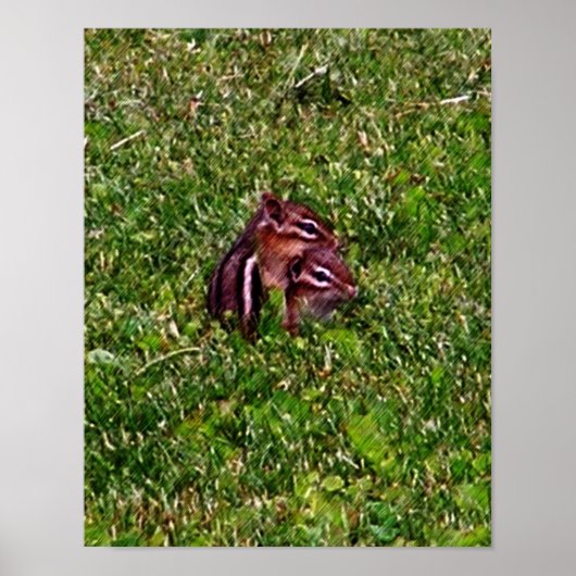 Baby Chipmunks Premier Jour #2 Poster animal (Devant)