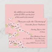 Baby Christening Uitnodiging (Voorkant / Achterkant)