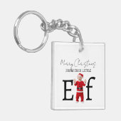 Baby Christmas Child Elf Holiday Sleutelhanger (Voorkant Links)