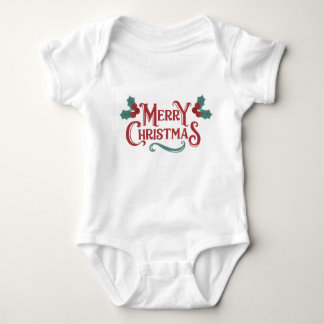 Baby Christmas One-Piece | Merry Christmas Outfit  Romper