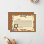 Baby Circus Notitiekaartje (Voorkant / Achterkant in situ)