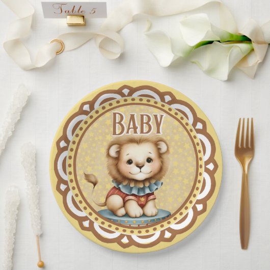 Baby Circus Papieren Bordje (Huwelijk)
