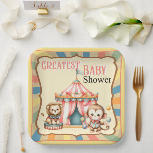 Baby Circus Papieren Bordje
