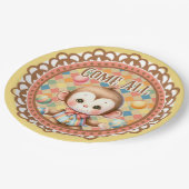 Baby Circus Papieren Bordje (Gekanteld)