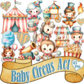 Baby Circus Sticker