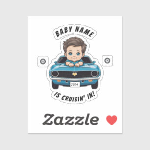 Baby Classic Race auto thema Sticker