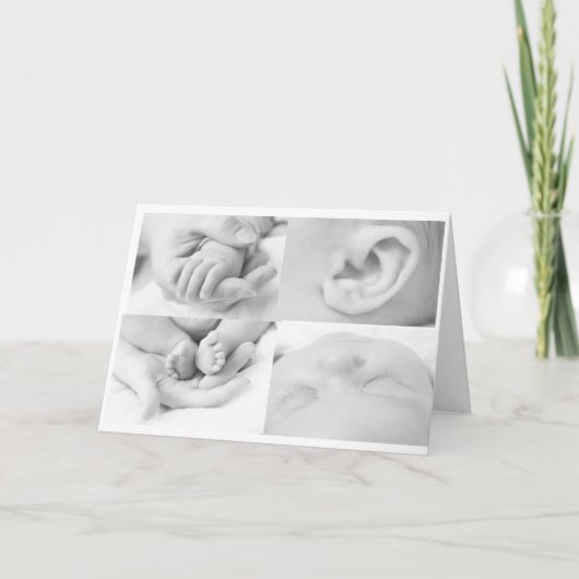 Baby Collage Wenskaart Kaart (Voorkant)