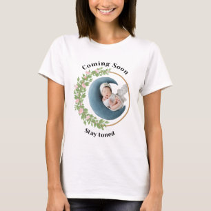 Baby Coming Soon - Vier de vreugdevolle reis T-shirt