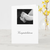 Baby Congrats Kaart (Gele Bloem)