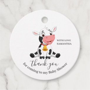 Baby Cow Merci Favoriser les étiquettes