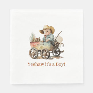 Baby Cowboy Baby shower Servet
