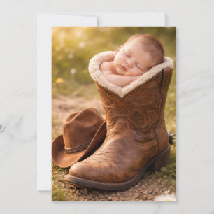 Baby Cowboy Digitale Download Douche Uitnodiging