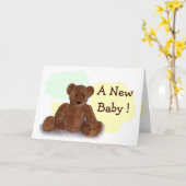 Baby-creditcard Kaart (Gele Bloem)