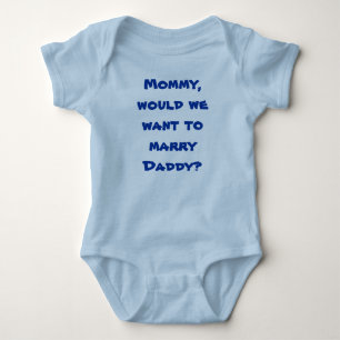 Baby Creeper Mama trouwt met papa Romper