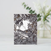 Baby Croc en Fairy Briefkaart (Staand voorkant)