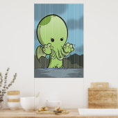 Baby Cthulhu - Poster (Cuisine)