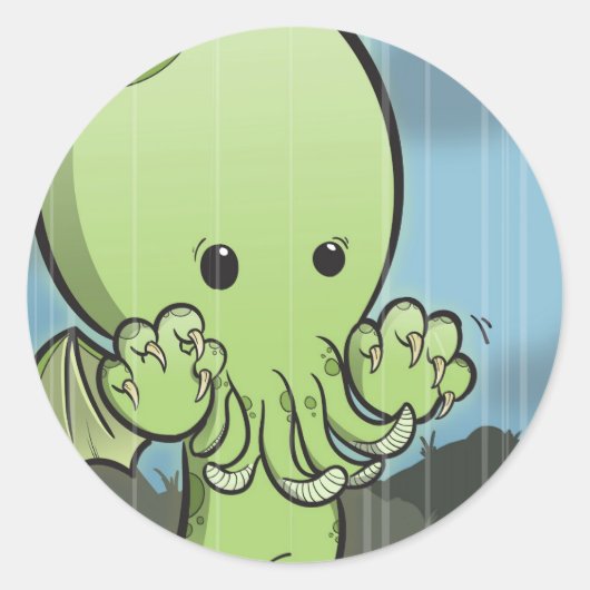 Baby Cthulhu - Stickers (Devant)