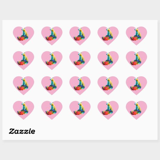 Baby Cub en moeder Sticker (Vel)
