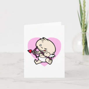 Baby Cupid claimt liefdesKaart Feestdagen Kaart
