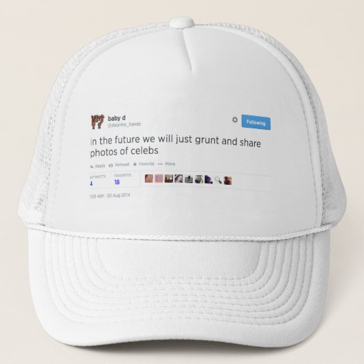 Baby D Trucker Hat Trucker Pet (Voorkant)