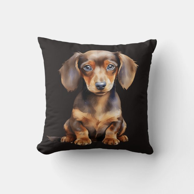 Baby Dachshund Kussen (Voorkant)