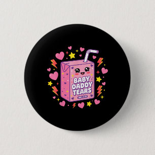 Baby Daddy Tranen Kawaii Sap Verpakking Schattig G Ronde Button 5,7 Cm