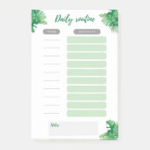 Baby Daily Routine Post-it Oerwoud Post-it® Notes (Voorkant)