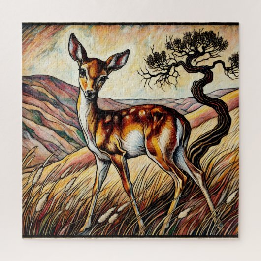 Baby Deer 600 Piece Puzzle (Vertical)