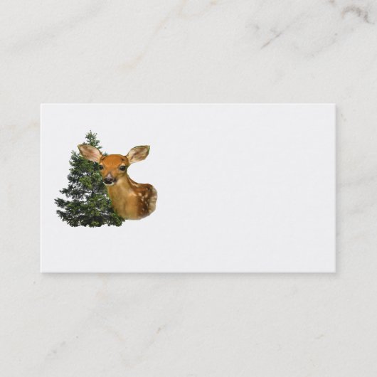 Baby Deer cartes de visite d'art (Devant)