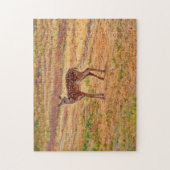 Baby Deer Fawn Faune Art Puzzle (Vertical)