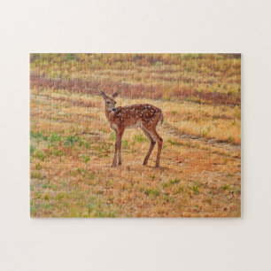 Baby Deer Fawn Wildlife Art Puzzel