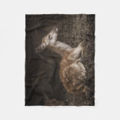 Baby Deer Fleece Deken (Voorkant)
