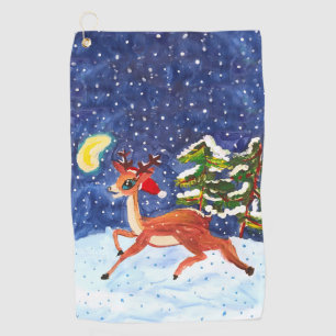 Baby Deer Golfhanddoek