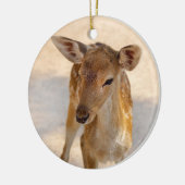 Baby Deer Keramisch Ornament (Links)