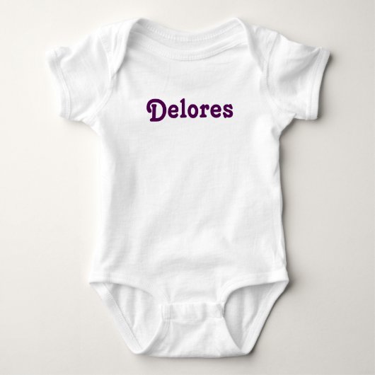 Baby Delores voor kleding Romper (Voorkant)