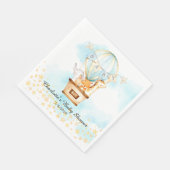 Baby Dieren Hete Luchtballon Douche Papier Servett Servet (Hoek)