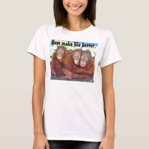 Baby-dieren - Huggen maken het leven beter T-shirt